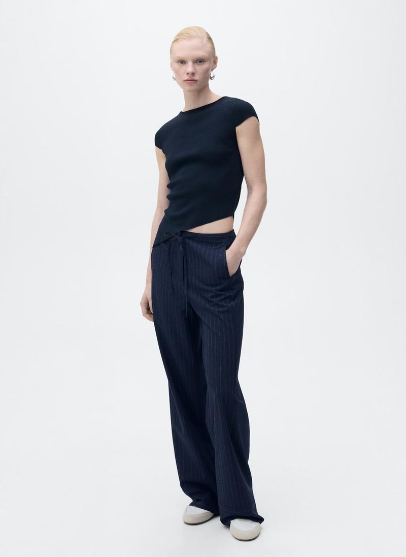 Asymmetrical Low Knit Jersey