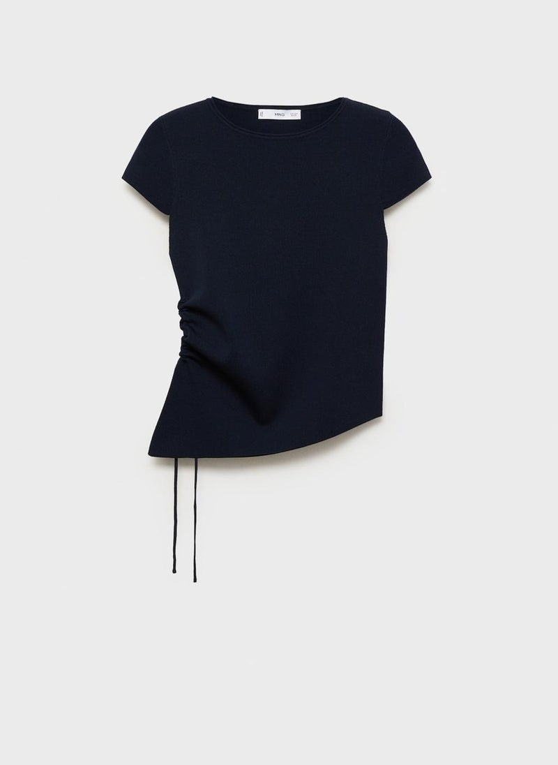Asymmetrical Low Knit Jersey