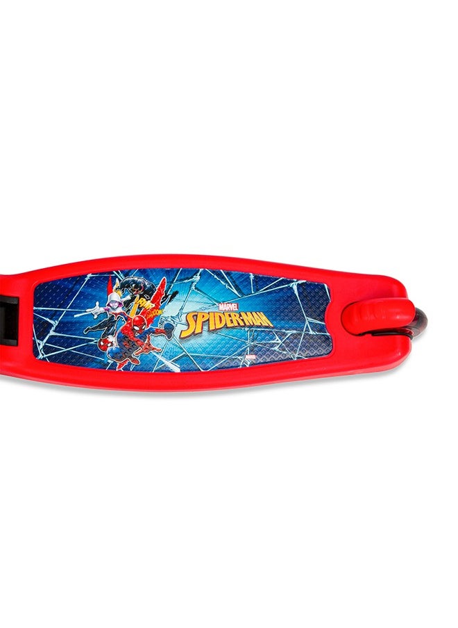 Spartan Spiderman 3-Wheel LED Folding Scooter