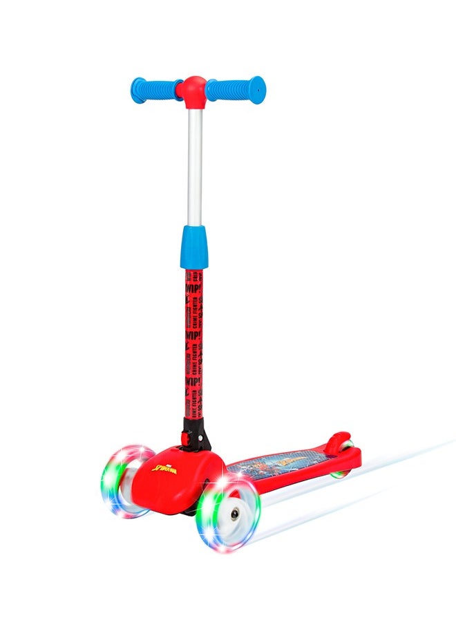 Spartan Spiderman 3-Wheel LED Folding Scooter