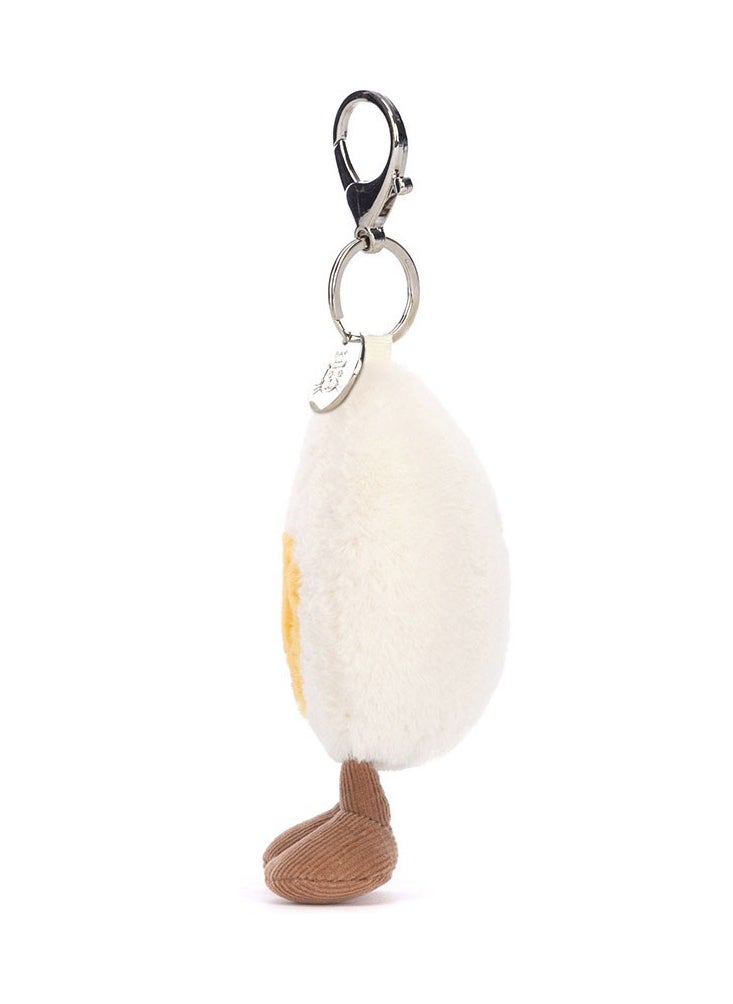 Amuseables Happy Boiled Egg Bag Charm Sitting Height: 10cm Main Materials: Polyester, Cotton