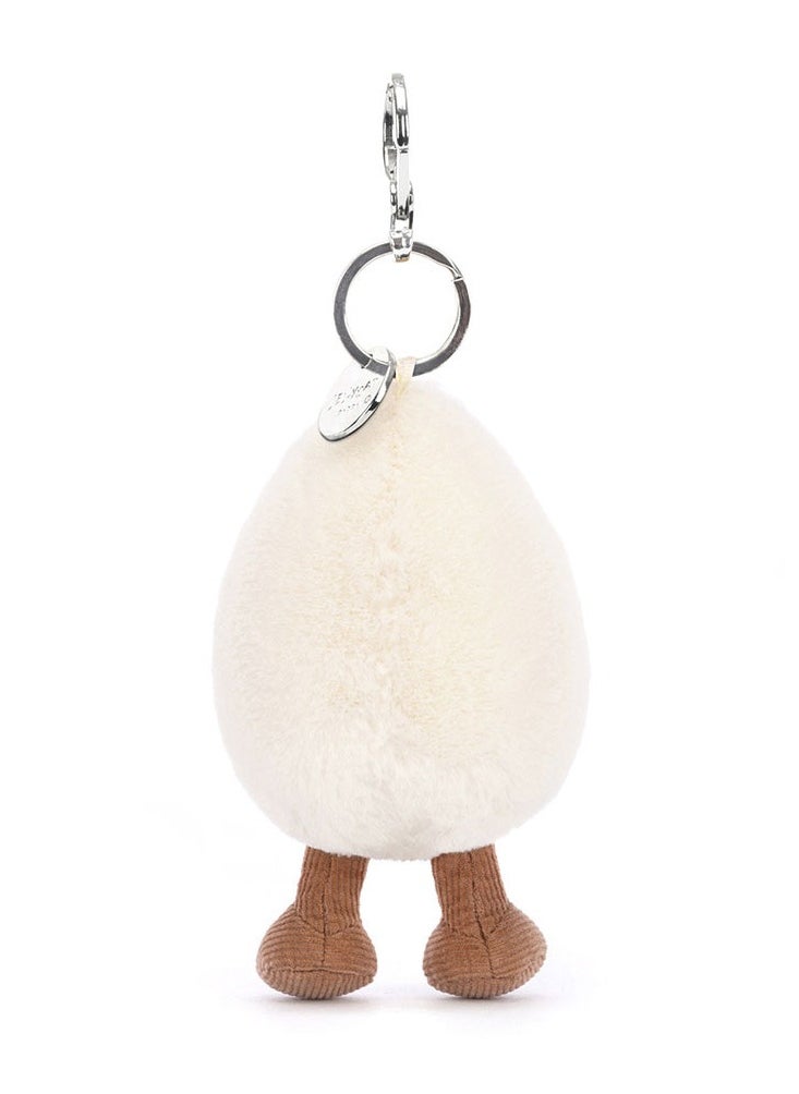 Amuseables Happy Boiled Egg Bag Charm Sitting Height: 10cm Main Materials: Polyester, Cotton