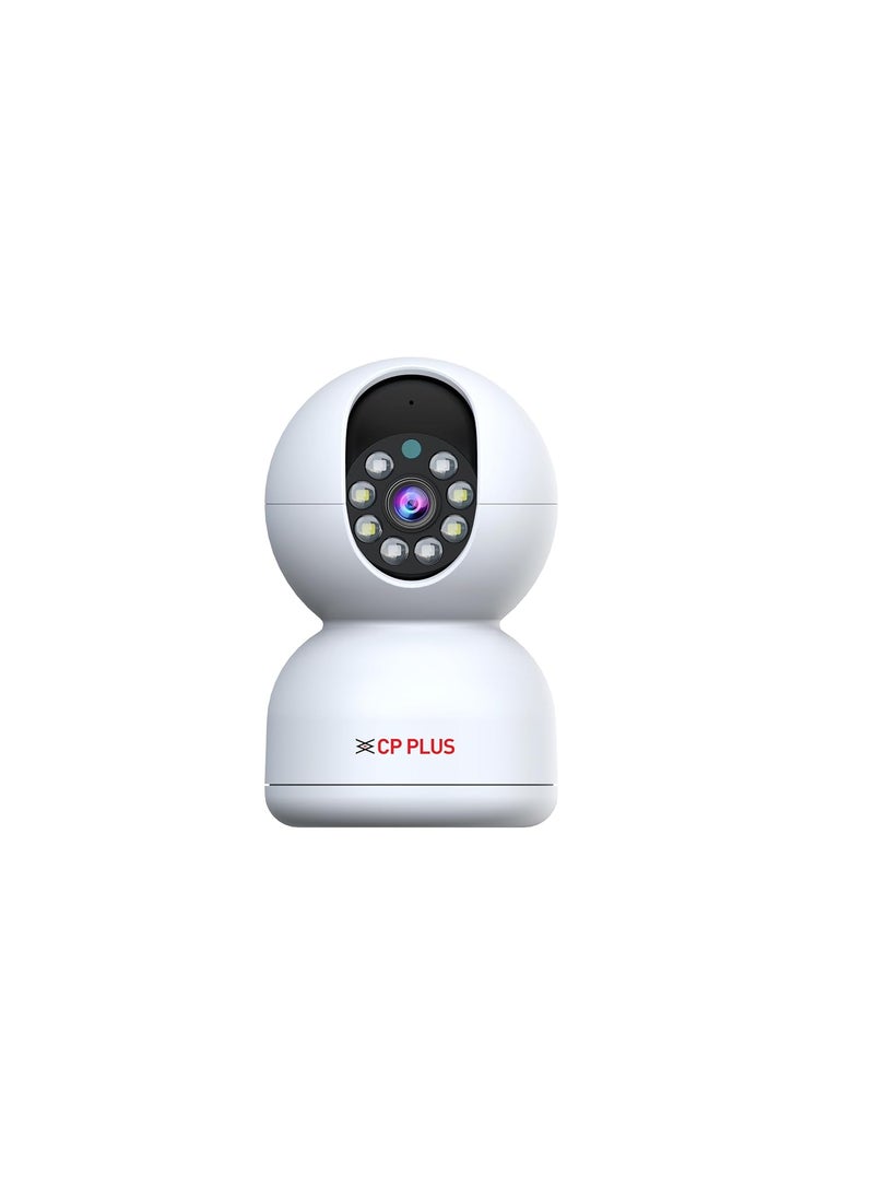 (Refurbished) CP PLUS 3MP Smart Wi-fi CCTV Camera | 360° & Full HD Home Security | Full Color Night Vision | 2-Way Talk | Advanced Motion Tracking | SD Card Support (Upto 256GB) | IR Distance 20Mtr | EZ-P31