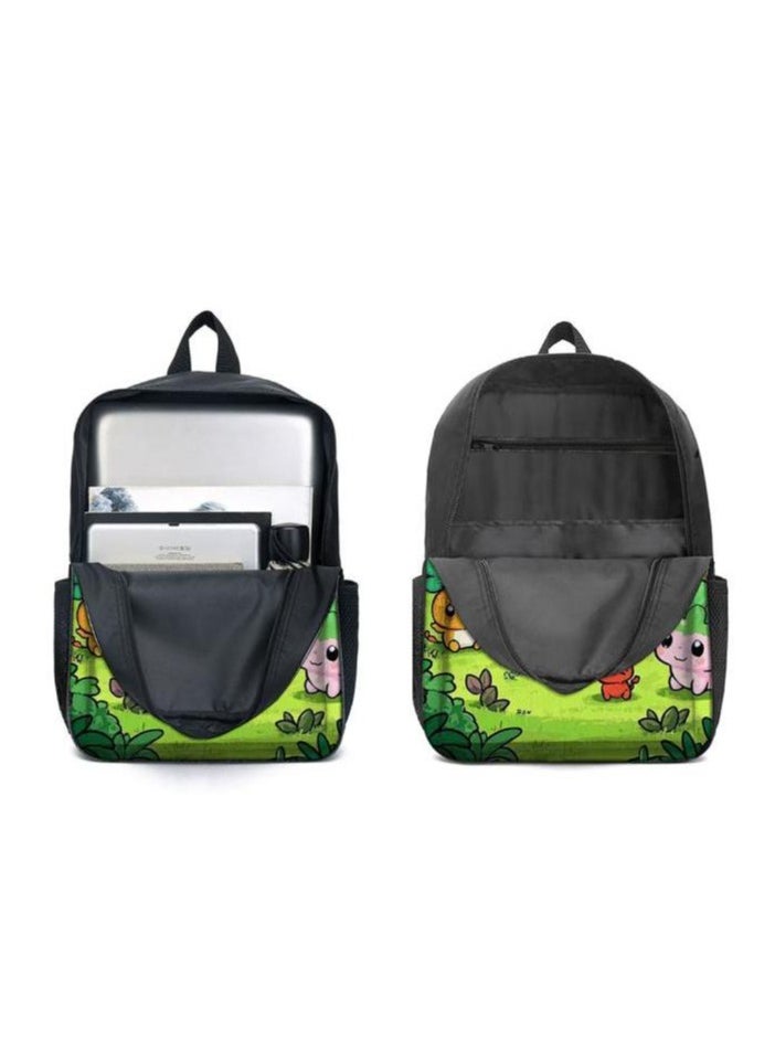Cartoon three-piece schoolbag with zipper - 67