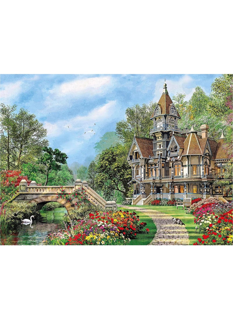 Puzzle Old Water Way Cottage – 500 Pieces, Multicolor, Model 35048