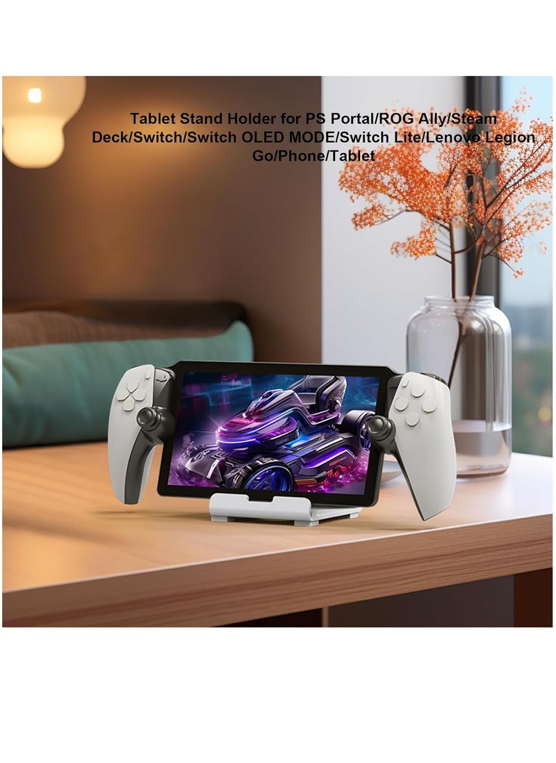 Alloy Stand Holder Storage Bracket Compatible with PlayStation Portal/Switch/Steam Deck/ROG/and Mobile Phones