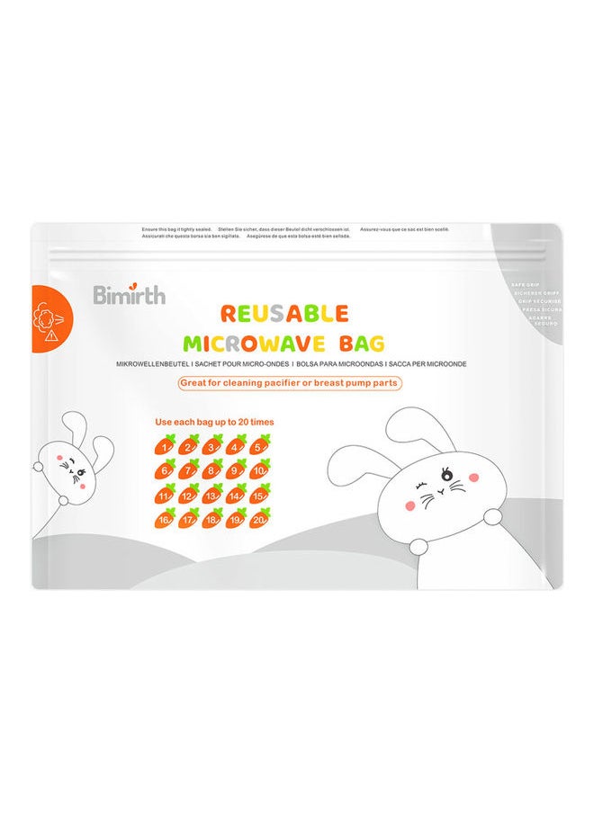 16-Piece Reusable Microwave Sterilizer Bag