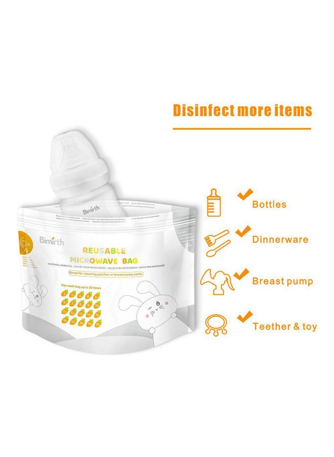 16-Piece Reusable Microwave Sterilizer Bag