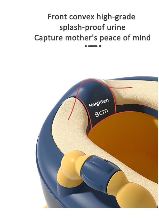 Potty Training Toilet, Duck Potty Training Seat,Toddler Potty Chair,Portable Toilet for Kids with Non-slip Rubber Mat Backrest for Boys Girls Kids Toddler,Suitable For Children 1 to 7 Years Old