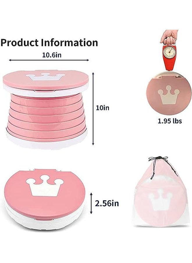 Children's Folding Toilet,Portable Potty for Kids Toddlers,Foldable Travel Potty,Potty Folding Toilet,Portable Travel Folding Potty