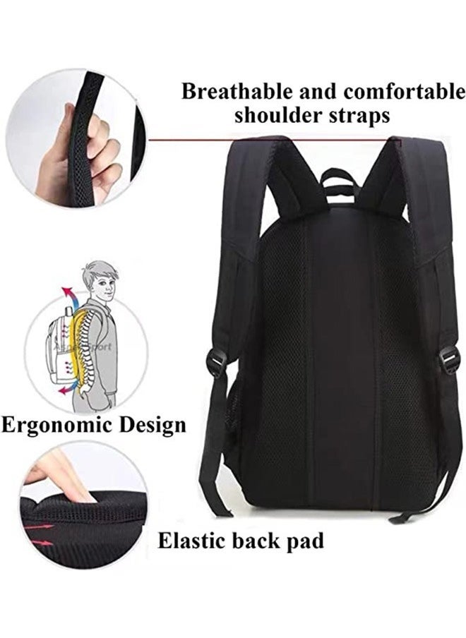 Laptop Backpack for Men & Women Business Travel Backpack with USB Charging Port College School Computer Backpack Fits 15.6 Inch Laptop Notebook