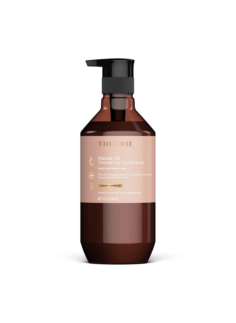 Theorie Smoothing Conditioner  Controls Frizz  Smooths Hair with Marula Sea Buckthorn  Grape Seed Oils SulfateFree GlutenFree For All Hair Types  400 ML