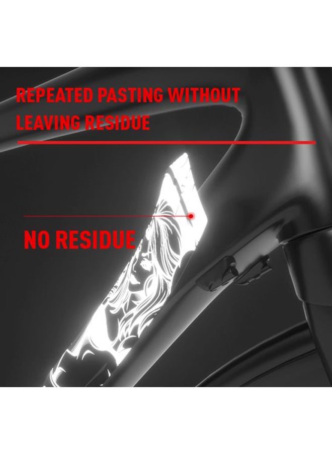 10-Piece Reflective Bike Fork Sticker Set