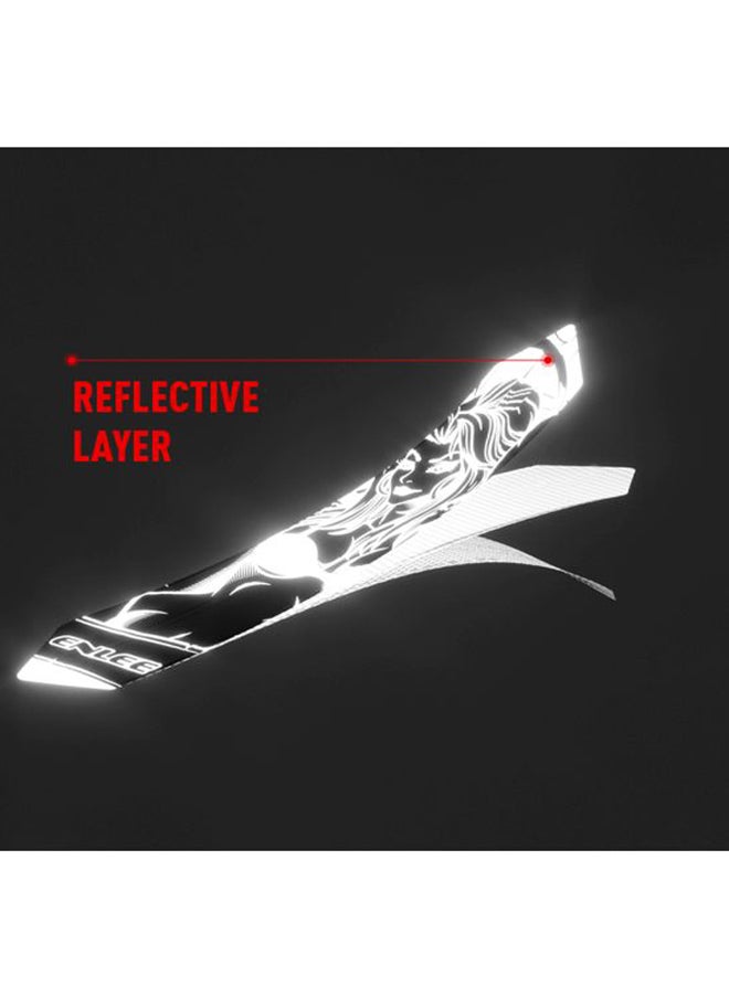 10-Piece Reflective Bike Fork Sticker Set