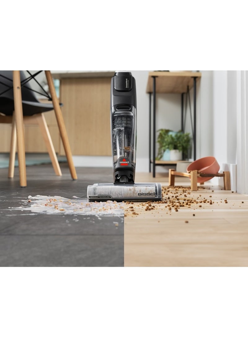 Omniforce Edge 4000E – Cordless Wet & Dry Vacuum Cleaner- Powerful Suction for Dry Cleaning with PowerVac Mode & ZeroGap Technology for Cleaning precision 64.75 W 4000E ‎Black/ Cool Grey