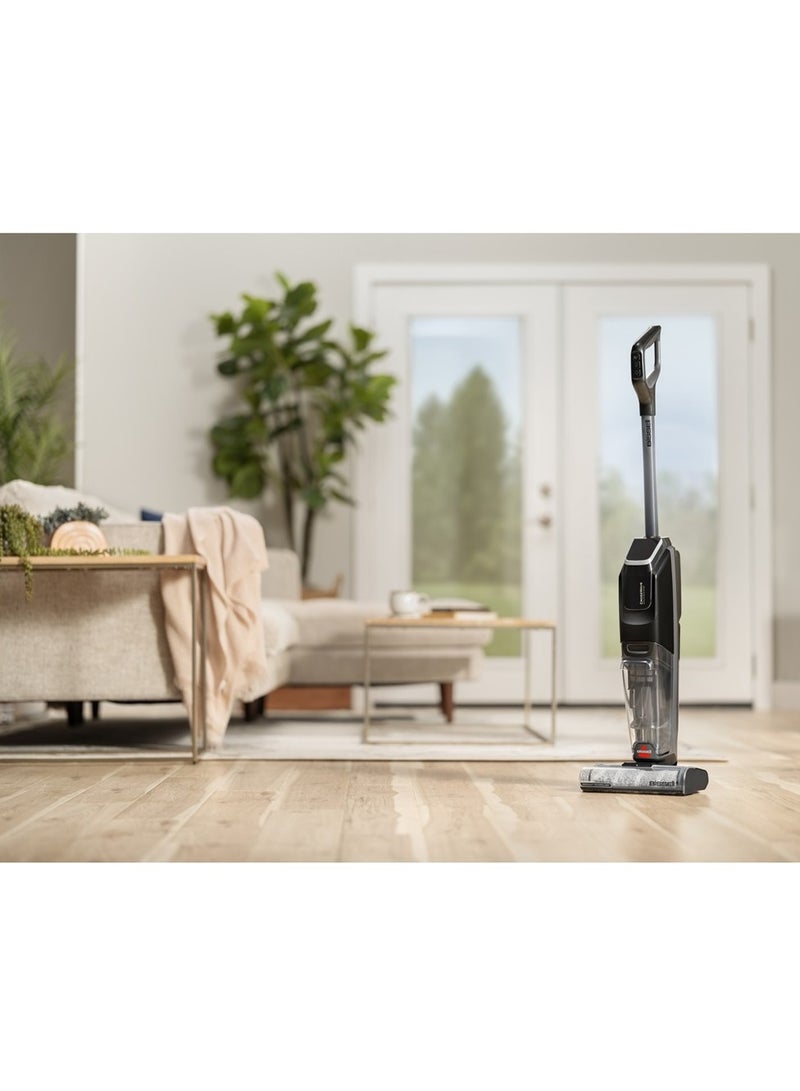 Omniforce Edge 4000E – Cordless Wet & Dry Vacuum Cleaner- Powerful Suction for Dry Cleaning with PowerVac Mode & ZeroGap Technology for Cleaning precision 64.75 W 4000E ‎Black/ Cool Grey