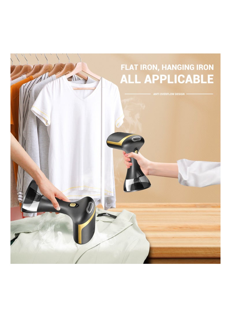 Handheld garment_steamer Steam Iron 0.35 L ,Portable Travel  Home Steamer， 130°  Steam Temperature Quick Heat whith  2 Meters line 1500w