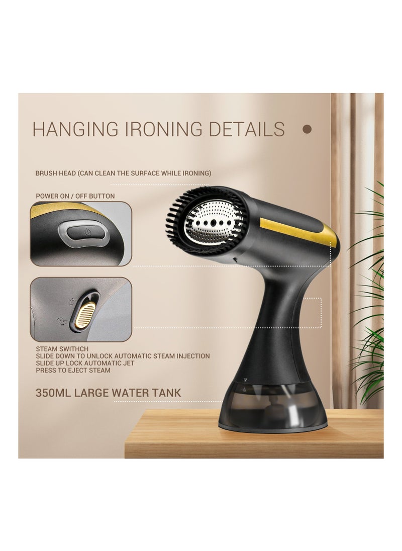 Handheld garment_steamer Steam Iron 0.35 L ,Portable Travel  Home Steamer， 130°  Steam Temperature Quick Heat whith  2 Meters line 1500w