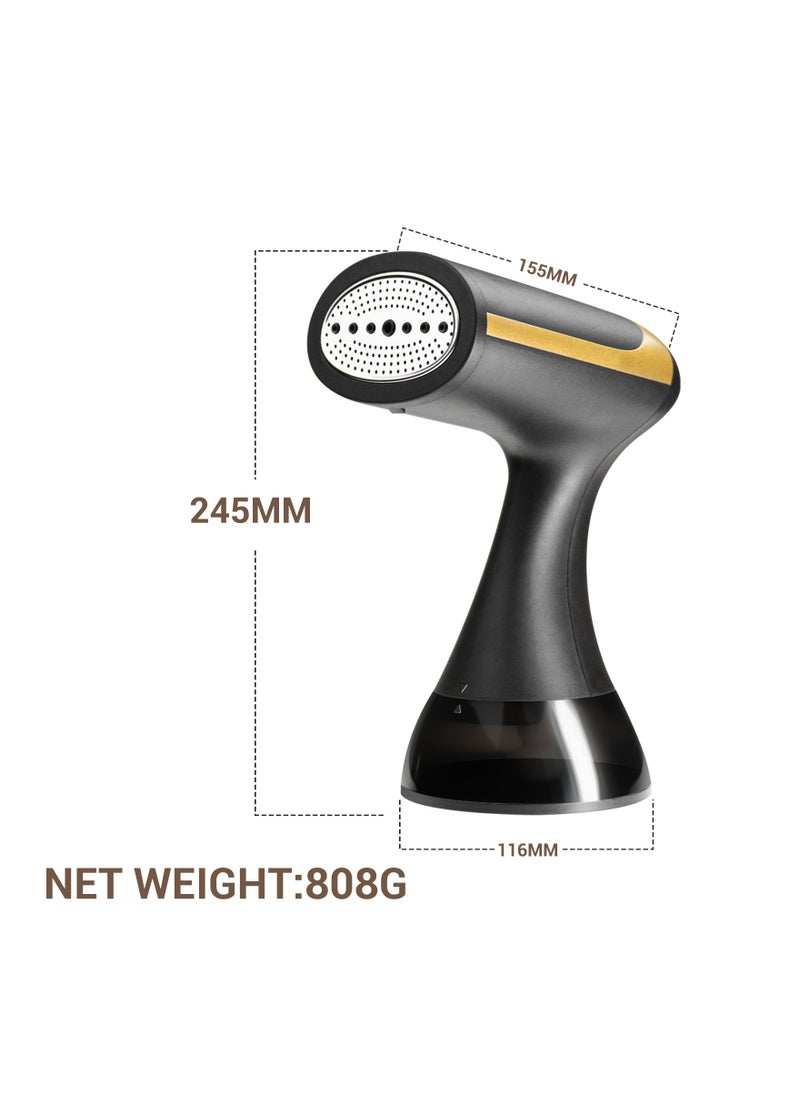 Handheld garment_steamer Steam Iron 0.35 L ,Portable Travel  Home Steamer， 130°  Steam Temperature Quick Heat whith  2 Meters line 1500w