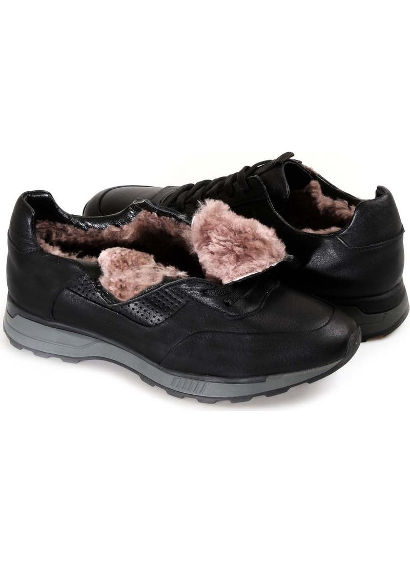 Leather & Shearling Men's Sports Shoes 723KMA120