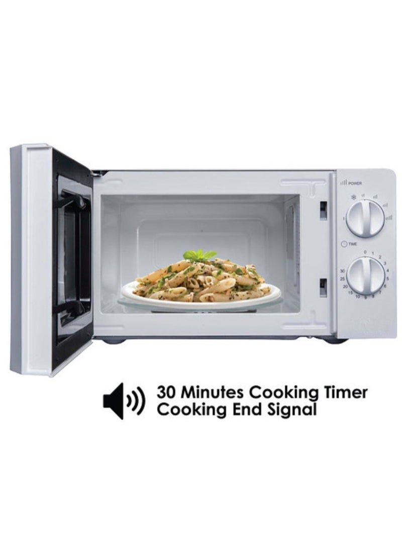 Microwave Oven with 20L Capacity 1150W  30 Minute Timer & 6 Power Levels for Efficient Cooking – Perfect for Home, Office & Quick Meals