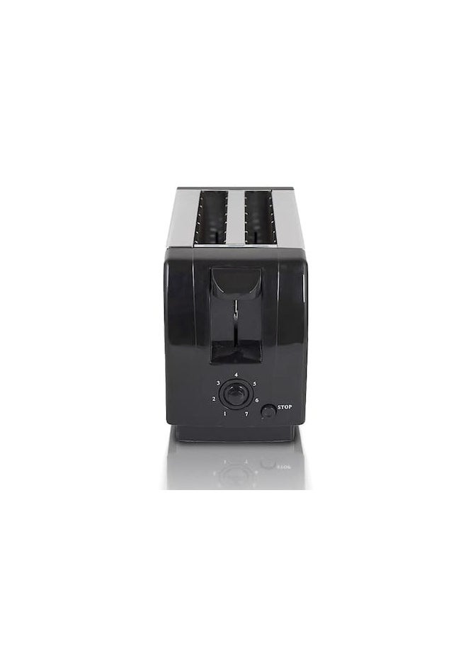 4 Slice Toaster with Adjustable Browning, Stainless Steel Body, Cool Touch, Easy Clean, and Quick Heating for Perfect Toast Every Time
