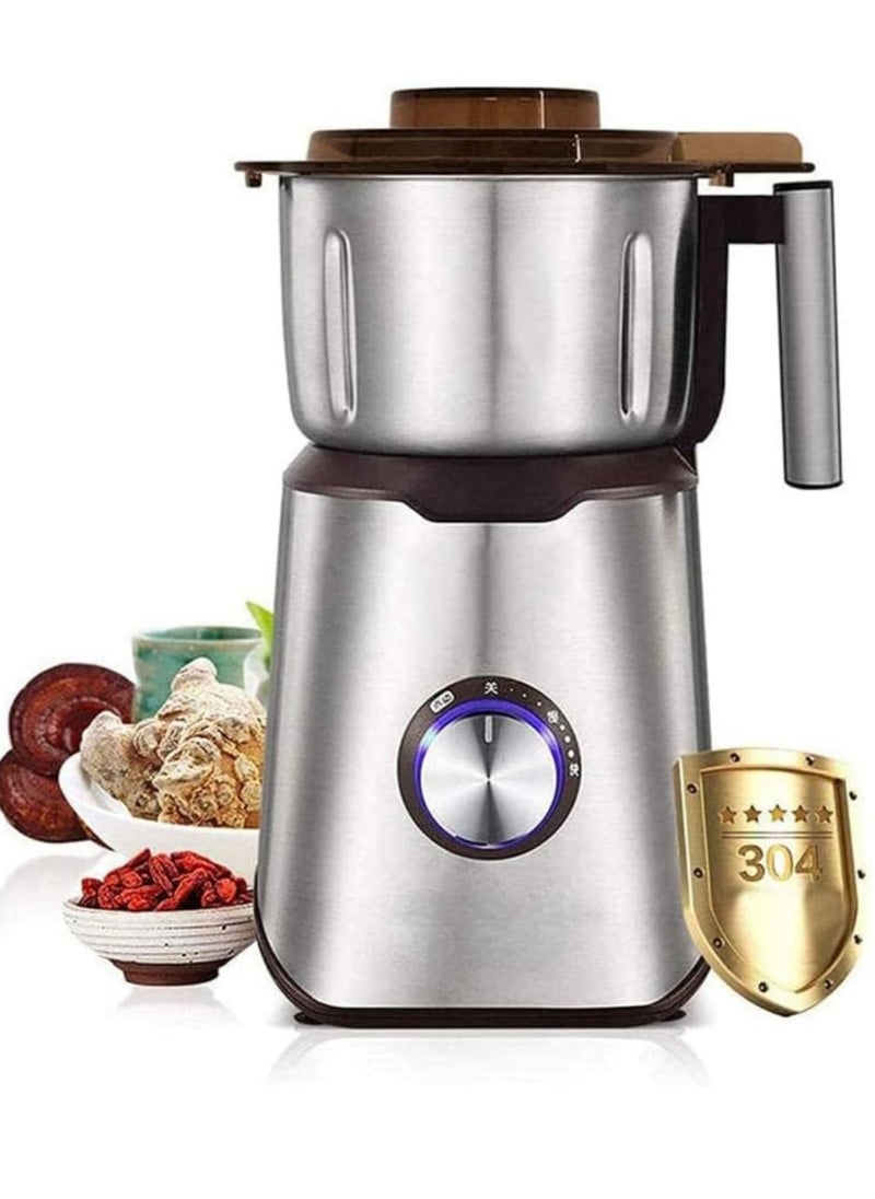 Heavy-Duty Coffee Grinder Blender - Stainless Steel 3-in-1 Grinder for Coffee Beans, Spices, and Juice with Powerful Motor, Multi-Function Design, Durable & Easy to Clean