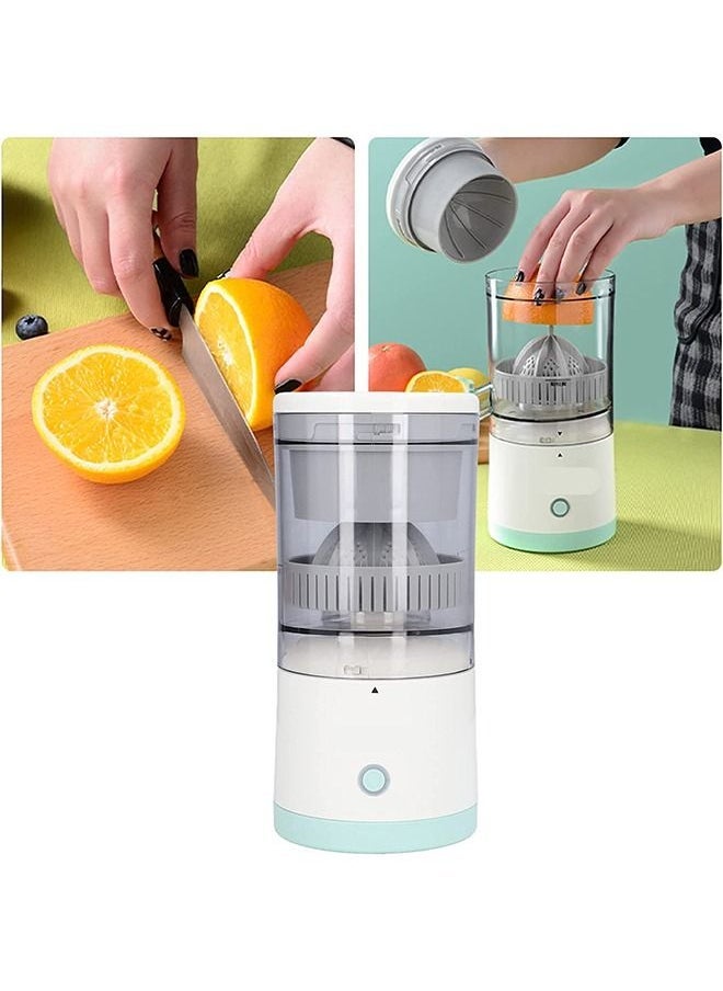 Citrus Juicer, Electric Orange Juice Squeezer with Powerful Motor and USB Charging Cable, Juicer Extractor , Lime Juicer, Suitable for Orange, Citrus, Apple, Grapefruit and Pear.