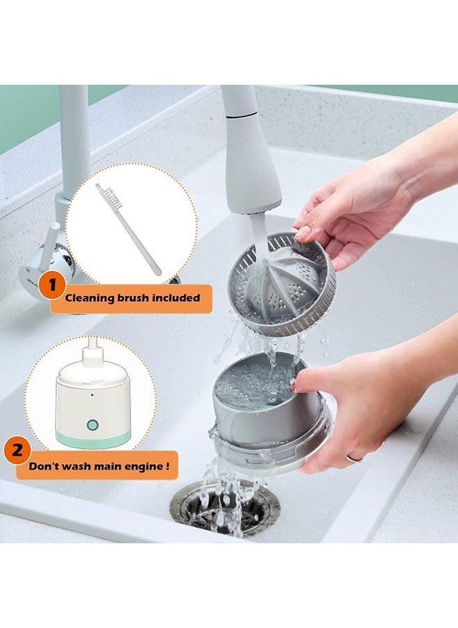 Citrus Juicer, Electric Orange Juice Squeezer with Powerful Motor and USB Charging Cable, Juicer Extractor , Lime Juicer, Suitable for Orange, Citrus, Apple, Grapefruit and Pear.