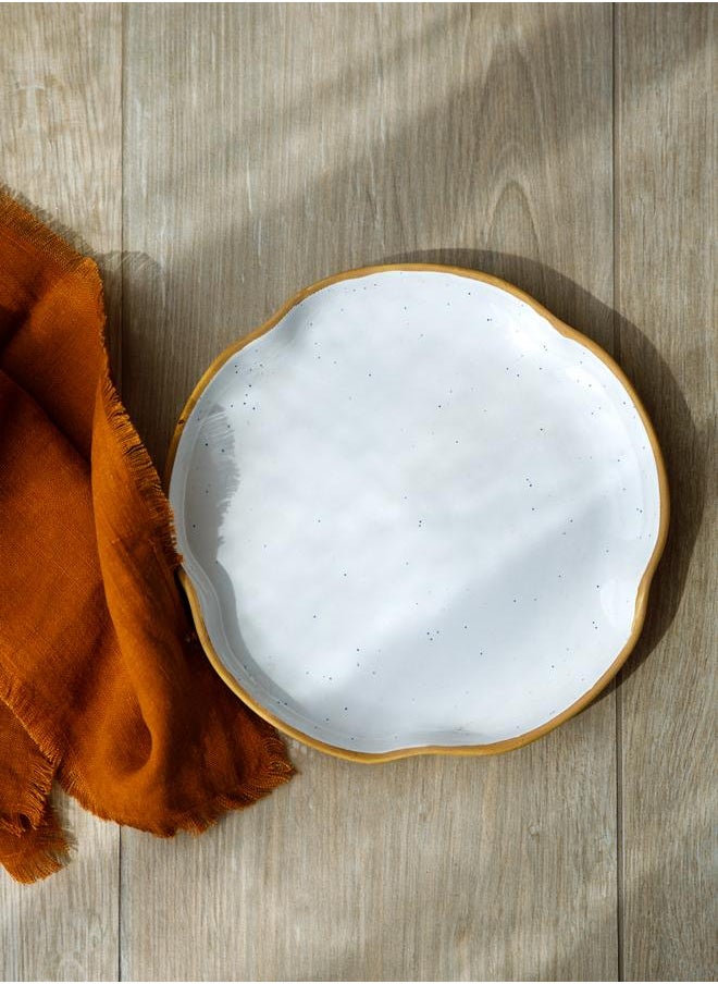 Sky Dinner Plates White - Set of 4