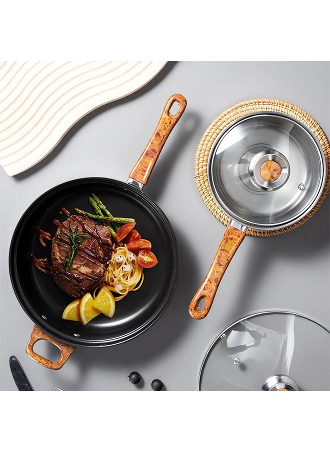 Stainless Steel Cookware Set 12 Pieces Cookware and Pan Set Induction Cookware Pots and Pans Set with Removable Handle Cookware Suitable Set for All Stoves Dishwasher Safe
