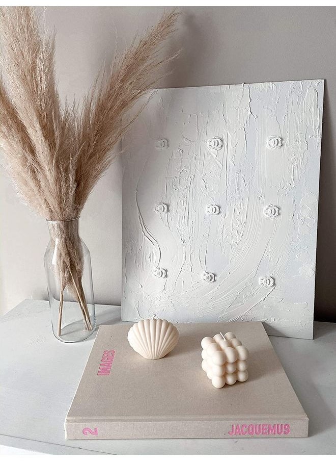 Bubble Cube Soy Wax Candle White 5.85x2.5inch