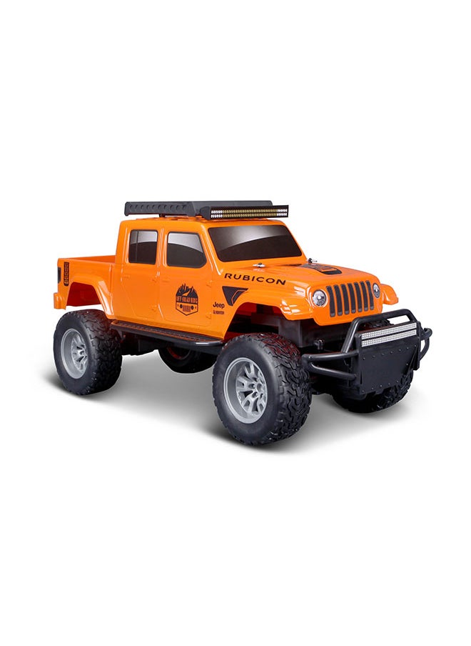 large-scale (1:6) remote control model of the 2020 Jeep Gladiator - Orange