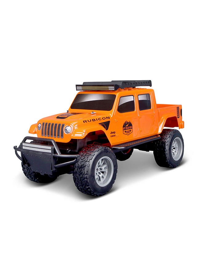 large-scale (1:6) remote control model of the 2020 Jeep Gladiator - Orange