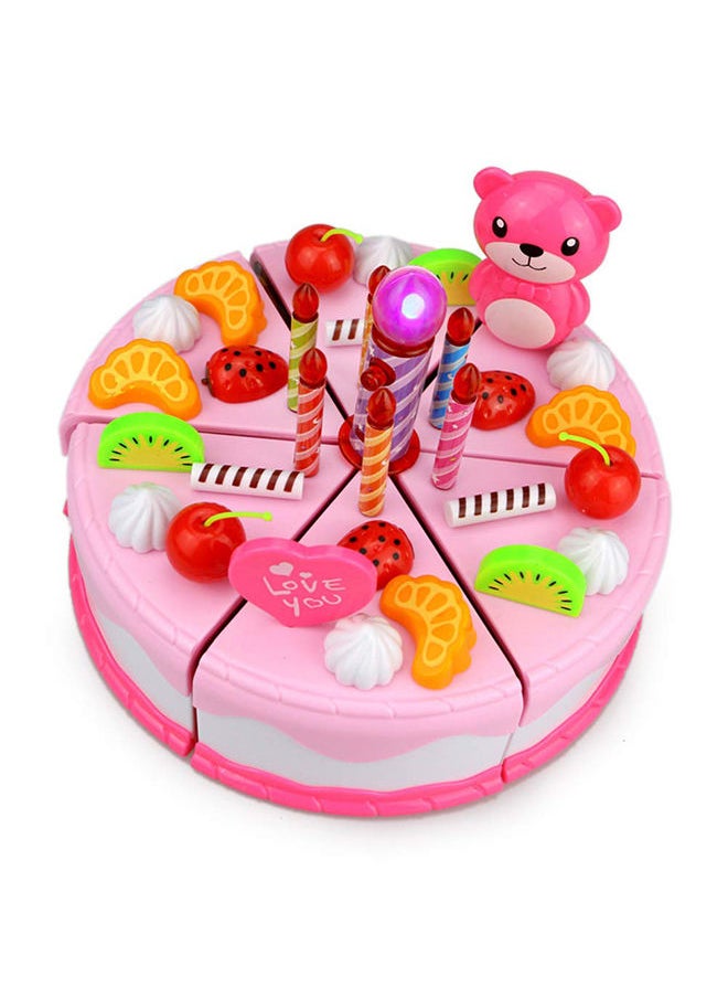 Birthday Cake Cutting Kitchen Pretend Play Toys