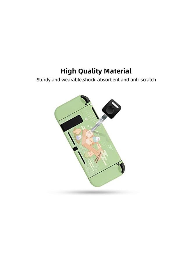 Protective Case Compatible with Nintendo Switch, Soft TPU Slim Case Cover Compatible with Nintendo Switch Console and Joy-Con (Little Parrots) [video game]