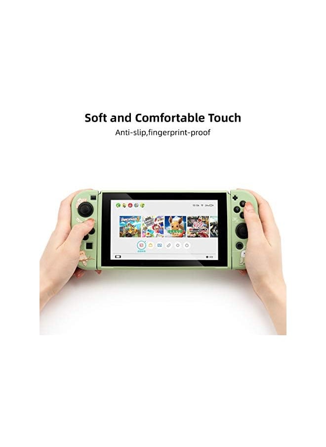 Protective Case Compatible with Nintendo Switch, Soft TPU Slim Case Cover Compatible with Nintendo Switch Console and Joy-Con (Little Parrots) [video game]
