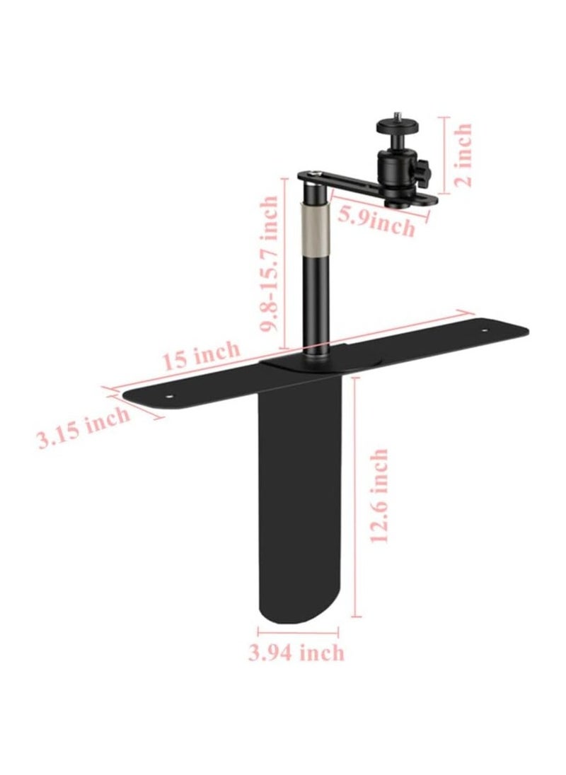 Plug-in Projector Stand Bedside Sofa Projector Mount Base Ballhead 360 Degree Adjustable Table Side Projector Bracket Holder