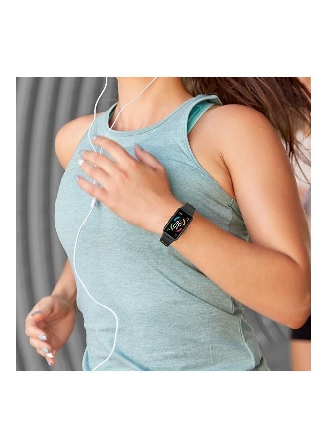 Replacement Strap for Huawei Band 6 and Honor Band 6 Black/White