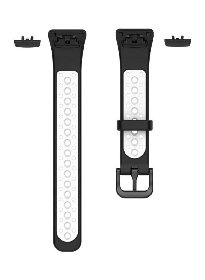 Replacement Strap for Huawei Band 6 and Honor Band 6 Black/White