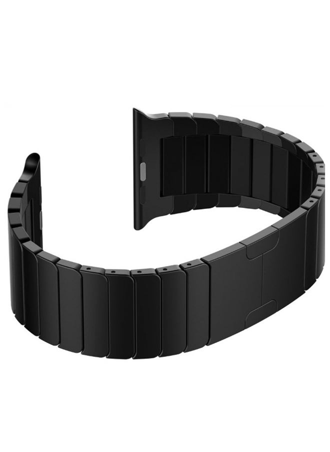 Replacement Steel Band For Apple Watch Series 3/4/5 Black