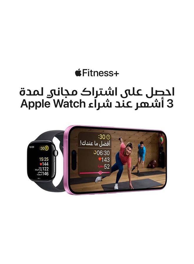 Watch Series 10 GPS  Cellular 46MM Slate Titanium Case with Black Sport Band ML Slate Titanium