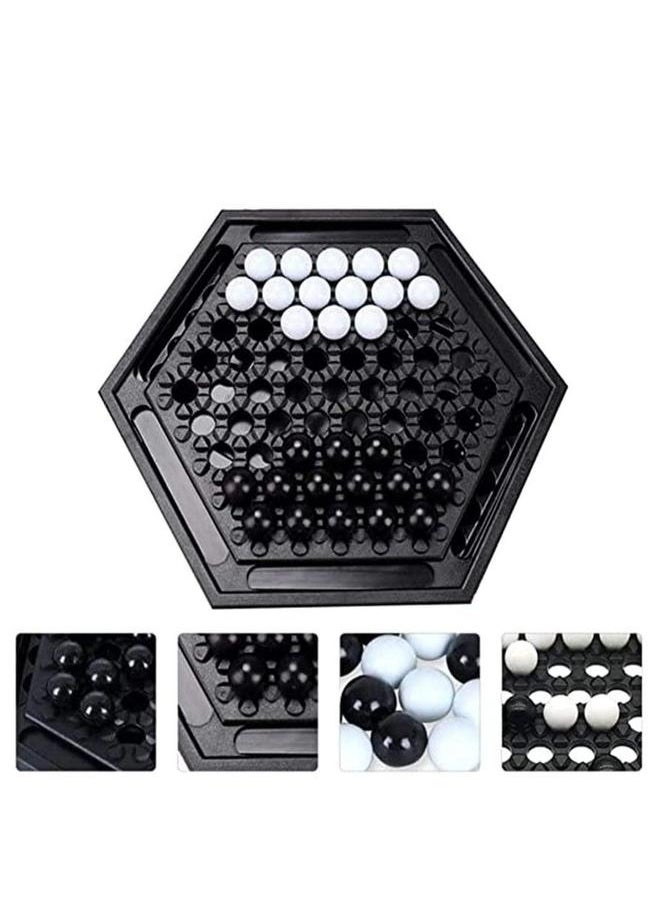 Abalone Marble Strategy Game Winner Board Games Toys Table Desktop Chess Battle Indoor Outdoor Yard Garden Party Interactive Educational Toys, for Adults Kids