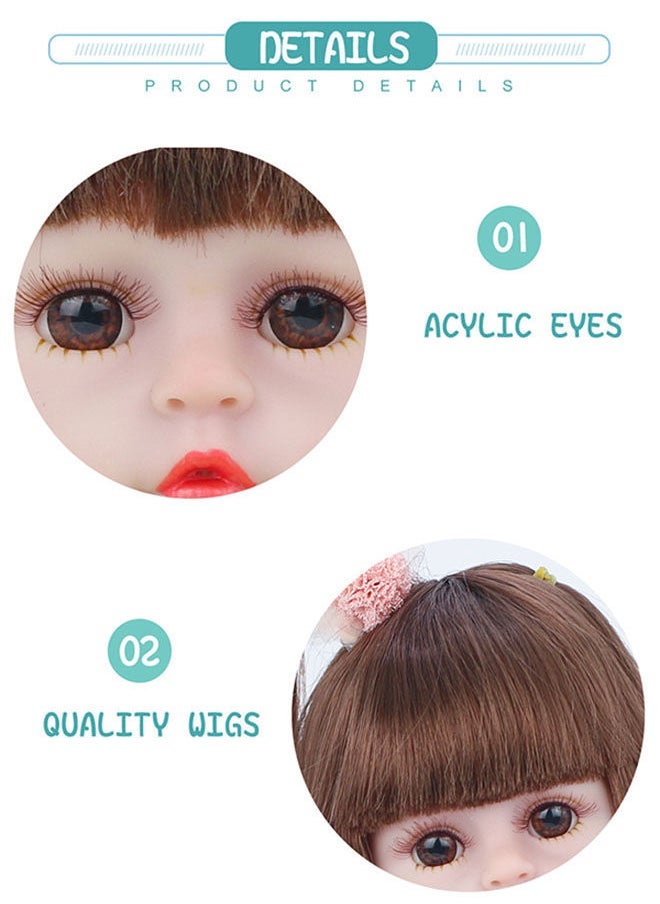 38cm Reborn Baby Doll, Lifelike Handmade Dolls, Realistic Dolls for Newborns, Suitable for Gifts for Children