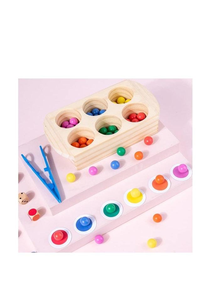 Color Sorting Toys Educational Montessori Games Math Counting and Puzzle Jigsaw for Kids 3 Year Old Up