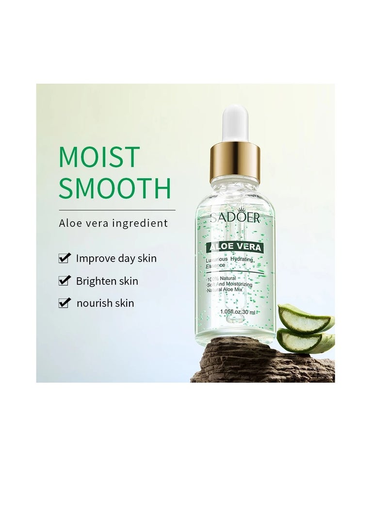 ROREC SADOER Aloe Vera Luxurious Hydrating Essence Pore Shrinking Moisturizing Serum 30ml
