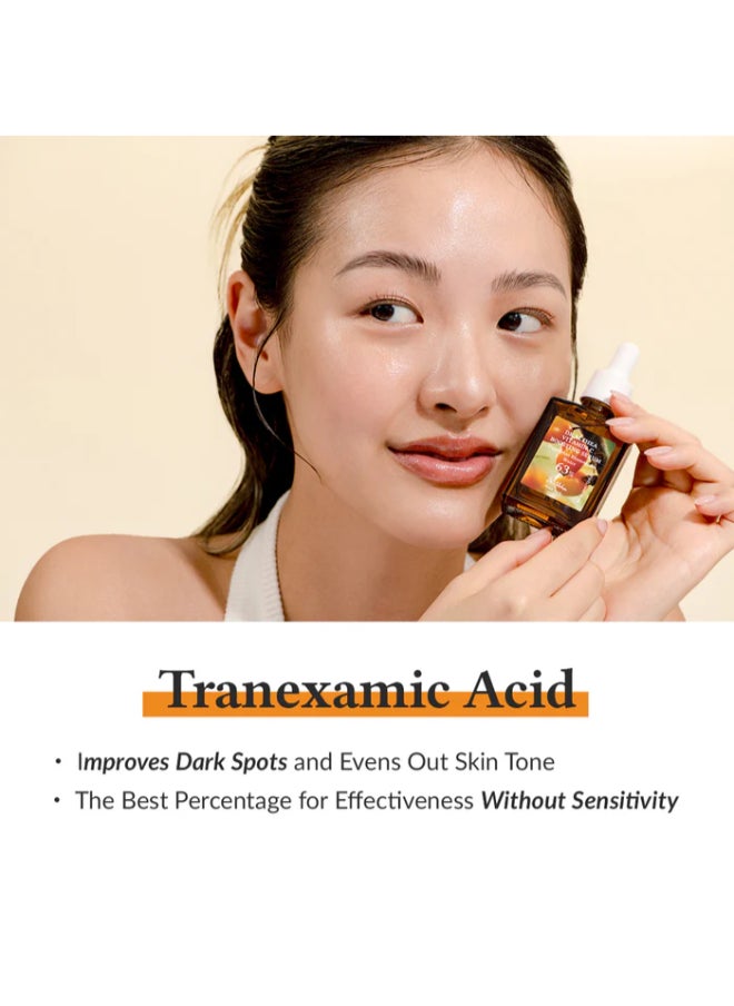 Vitamin C Boosting Serum Daily Vitamin Serum with TRANEXAMIC ACID for All Skin Types Helps Remove Dark Spots & Uneven Skin Tone Korean Vegan Skincare 30ml