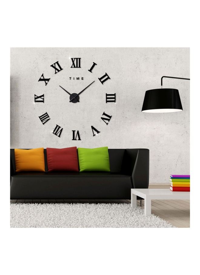 Decorative Wall Clock Black