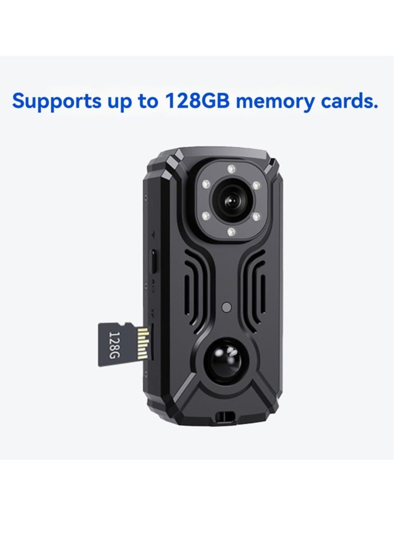 Wifi Mini Camera, Durable And Reliable Night Vision Miniature Camcorder, Wireless And Convenient Pocket Police Body Cam, Compact And Versatile Bike Sports Cameras, (1pc)