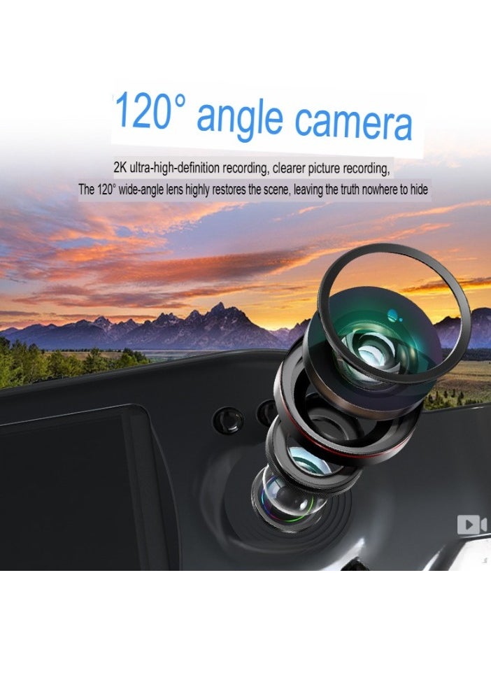 L09 Back Clip Video Camera, 2K HD Night Vision Outdoor Conference Recorder, Lightweight And Portable Camcorder, Large Screen Outdoor Sports Camera, (1pc, Without Memory)